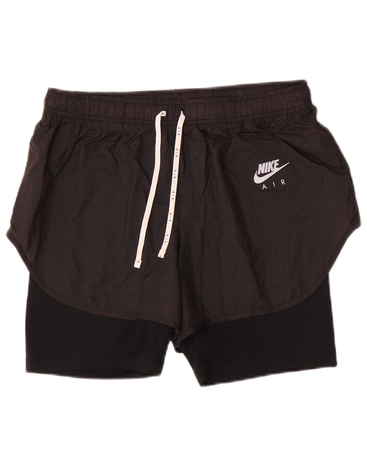 Pantaloncini sportivi Nike Air da donna UK 14 medio neri