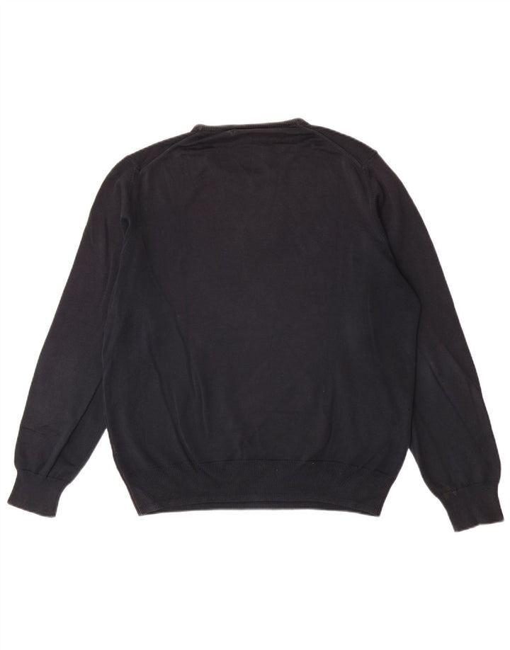 Maglione maglione girocollo da uomo Zara grande nero