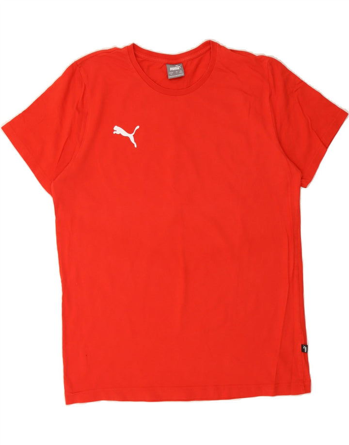 PUMA Mens T-Shirt Top Large Red Cotton Vintage Puma and Second-Hand Puma from Messina Hembry 