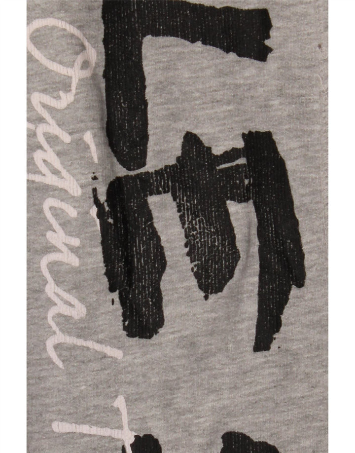 Pantaloni da tuta con grafica da uomo dello zio Sam, pantaloni da jogging, grandi, grigi screziati