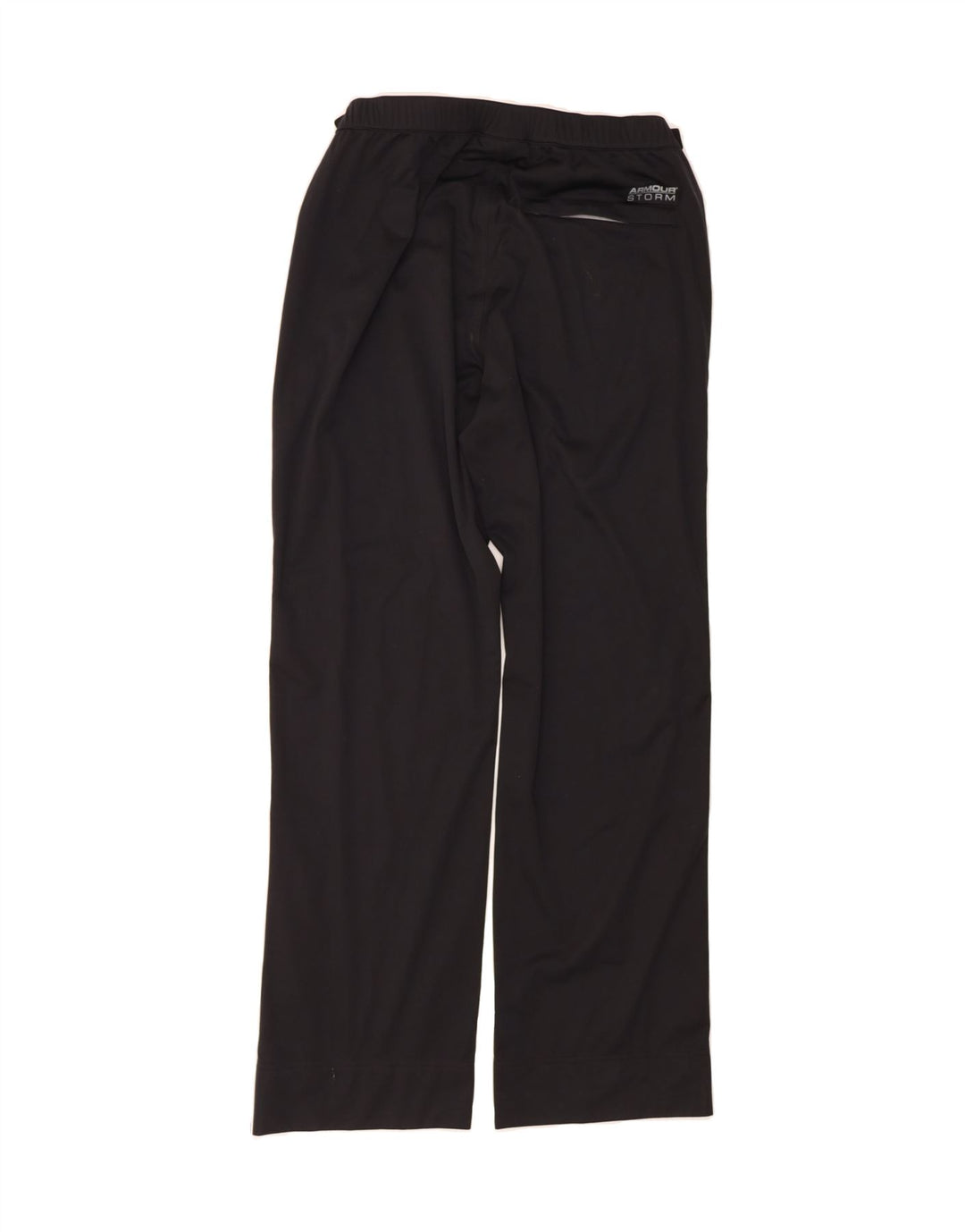UNDER ARMOUR Womens Straight Casual Trousers Large W32 L32 Black Polyester Vintage Under Armour and Second-Hand Under Armour from Messina Hembry 