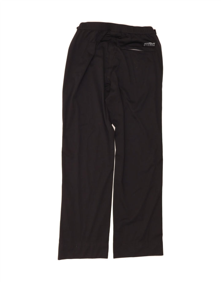 UNDER ARMOUR Womens Straight Casual Trousers Large W32 L32 Black Polyester Vintage Under Armour and Second-Hand Under Armour from Messina Hembry 