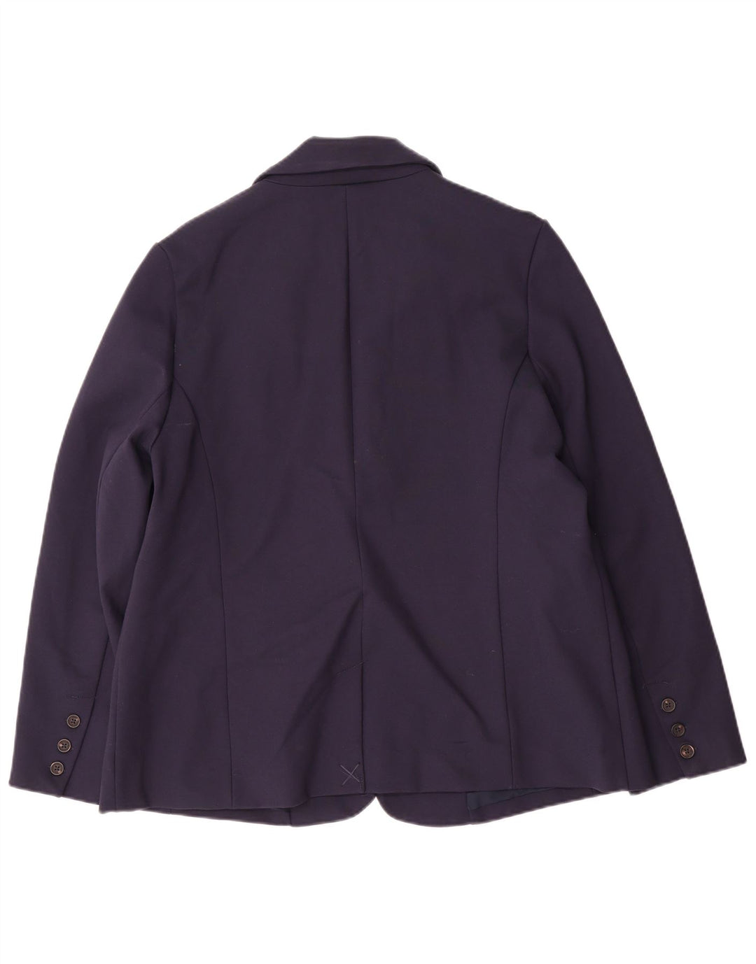 Crew Clothing Giacca blazer da donna a 2 bottoni UK 16 Large in viscosa blu navy