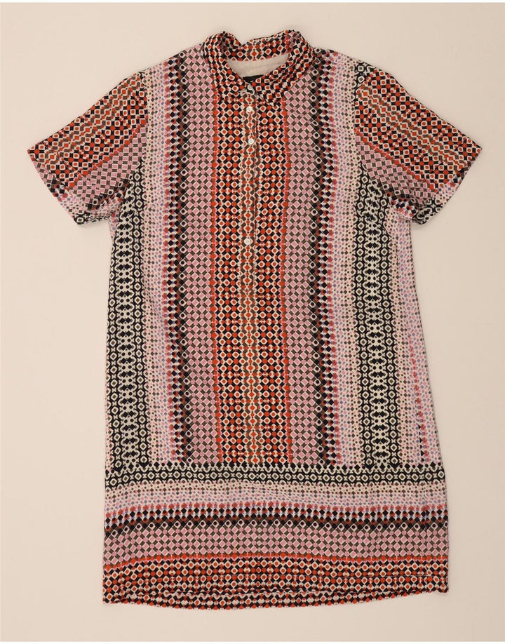 J. CREW Womens Short Sleeve Sheath Dress US 12 Large Multicoloured Vintage J. Crew and Second-Hand J. Crew from Messina Hembry 