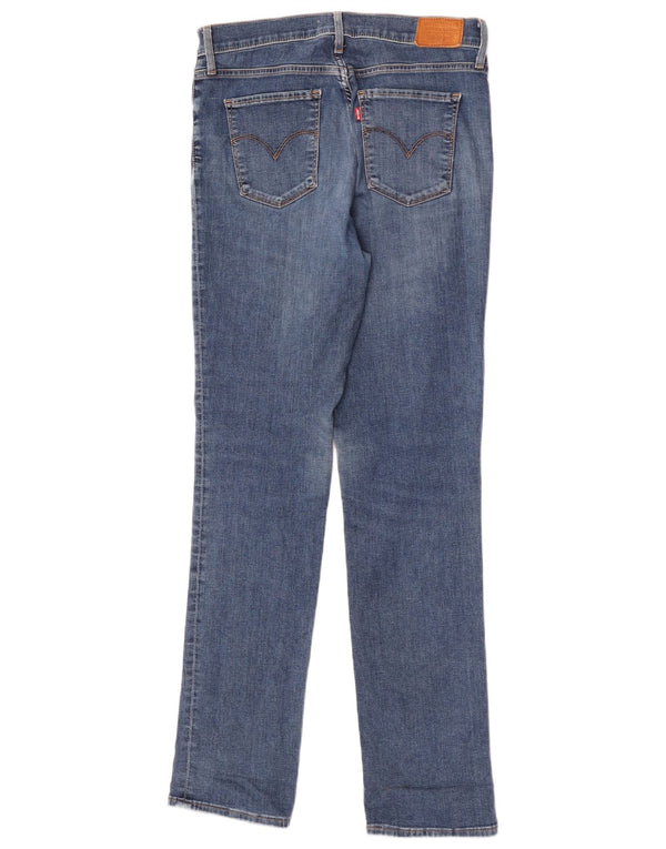 Jeans dritti a vita alta Levi's 724 da donna W30 L32 in cotone blu