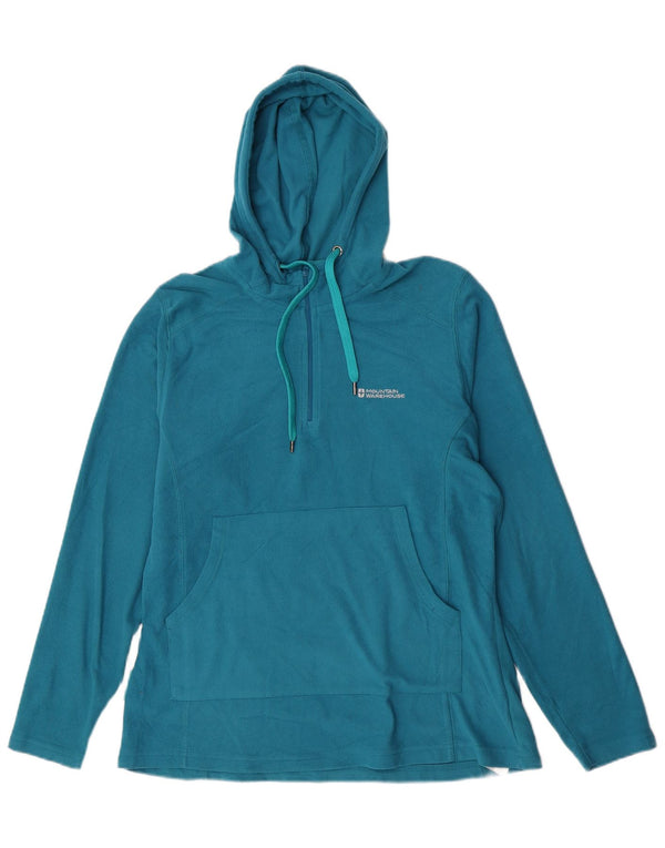 Maglione in pile con cappuccio da donna Mountain Warehouse UK 16 Large Blu Poliestere