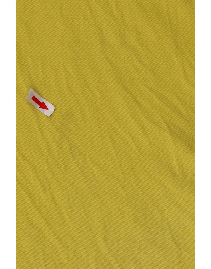 FRED PERRY Polo da uomo leggera ed elasticizzata piccola in cotone giallo