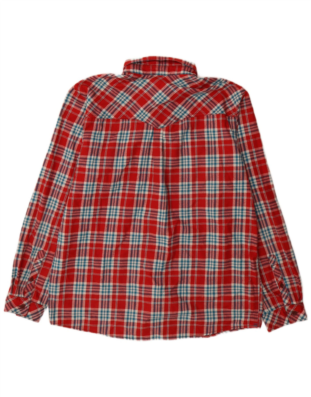 Camicia in flanella da uomo The North Face, poliestere a quadri rossi grandi