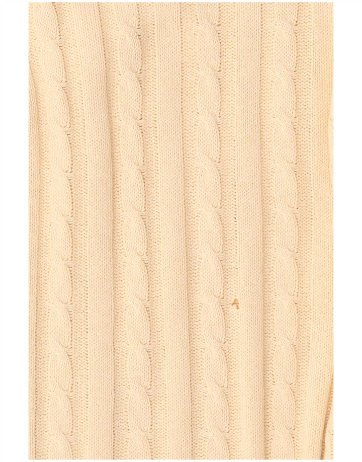 Maglione maglione con scollo a V da uomo North Pole Beige medio