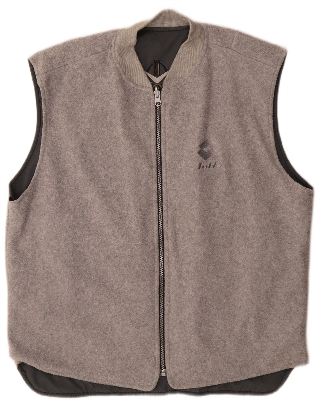 Gilet reversibile grafico da uomo Lotto UK 40 grande poliestere nero