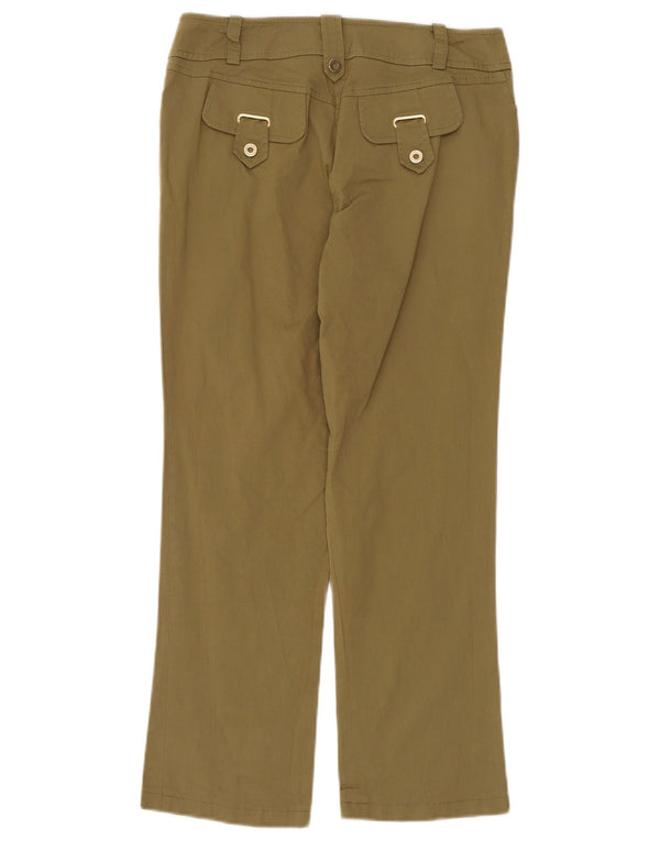 Pantaloni casual dritti da donna Luisa Spagnoli IT 44 Medium W30 L26 Khaki