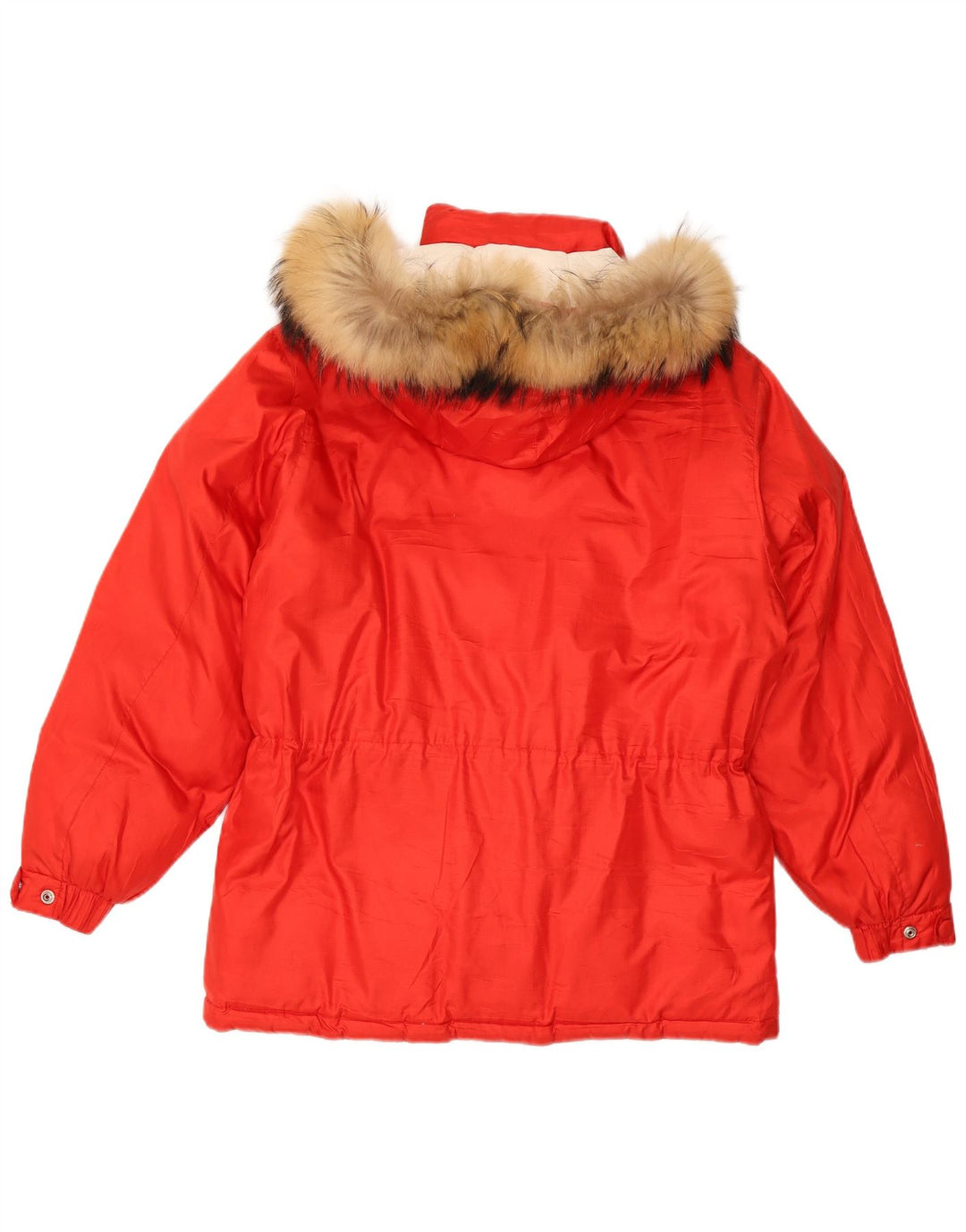 Giacca imbottita oversize con cappuccio Belfe & da donna IT 46 Large Poliestere rosso