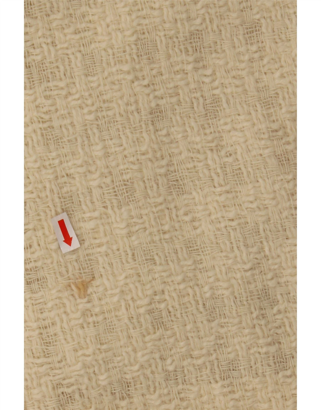 Esclusivo soprabito da donna UK 10 piccolo quadretto bianco sporco