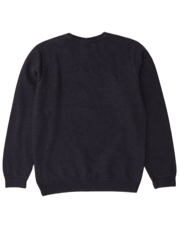 Felpa Nike da uomo, piccola, in cotone blu navy