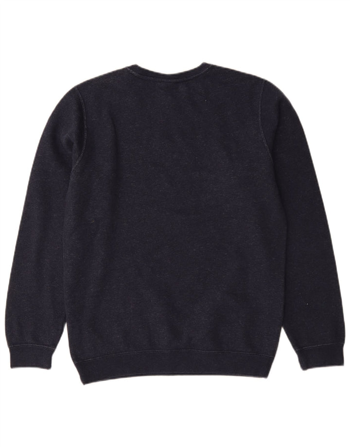 Felpa Nike da uomo, piccola, in cotone blu navy