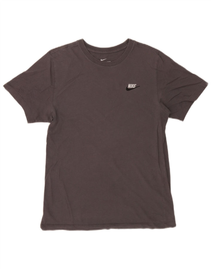 T-shirt Nike da uomo Top Small in cotone grigio