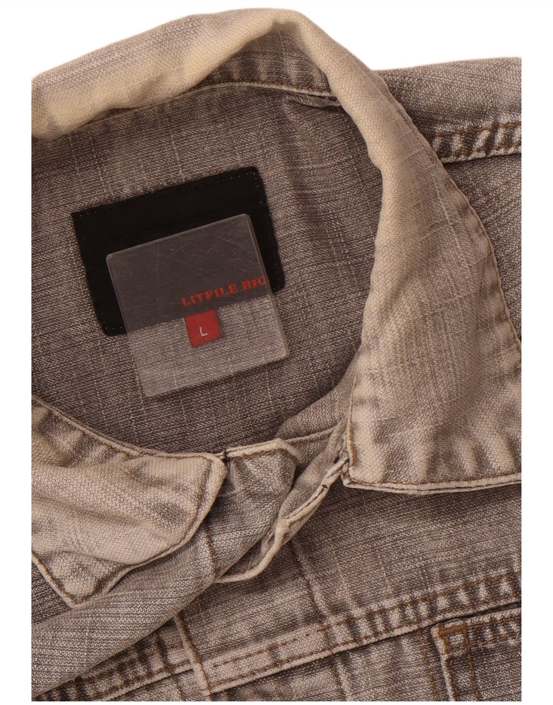 Giacca di jeans da uomo VINTAGE UK 40 grande grigia