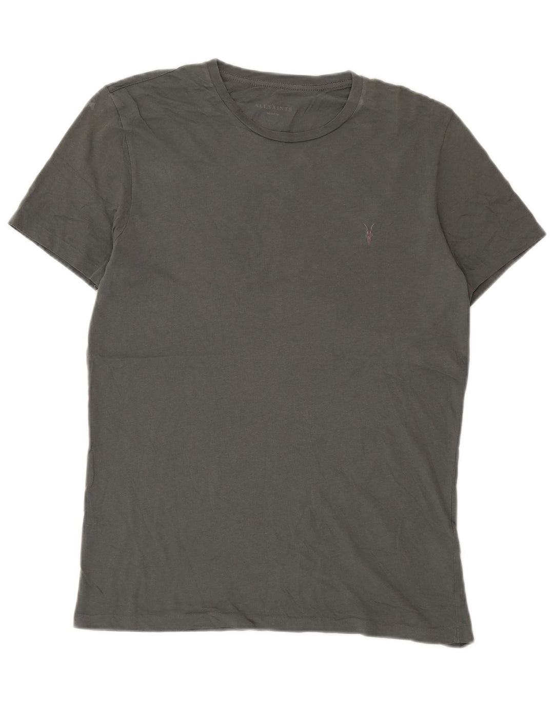 T-shirt da uomo All Saints Top in cotone verde medio