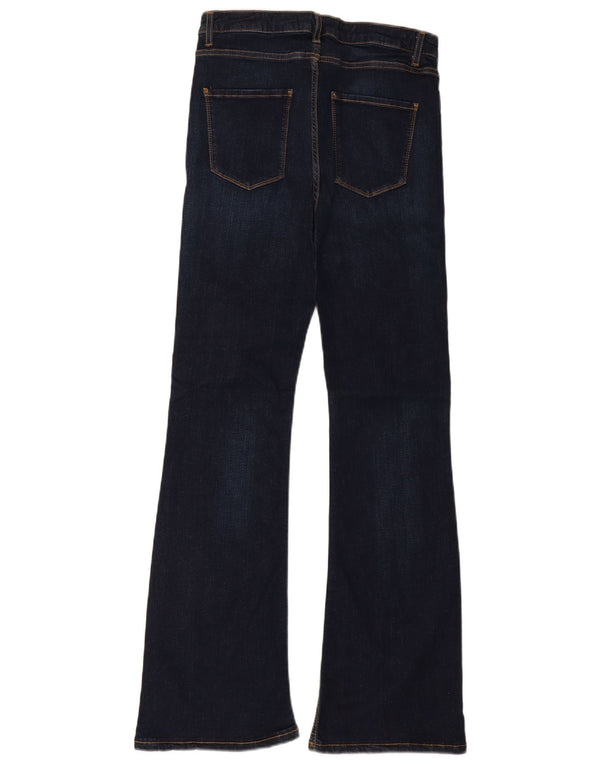 Jeans svasati slim da donna Zara EU 40 medio W30 L32 cotone blu navy