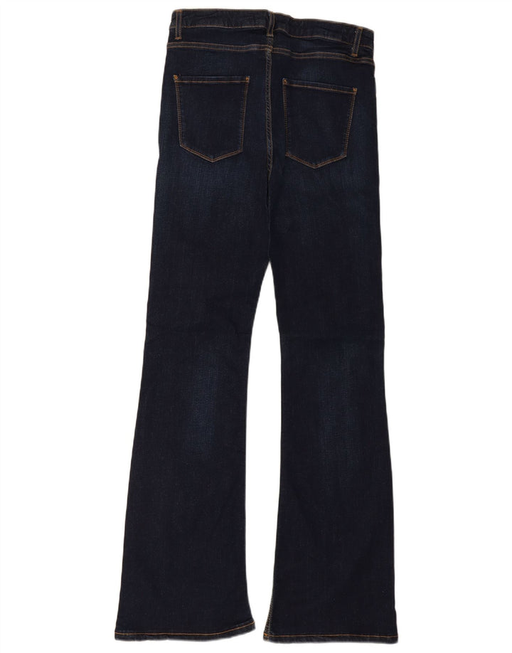 Jeans svasati slim da donna Zara EU 40 medio W30 L32 cotone blu navy
