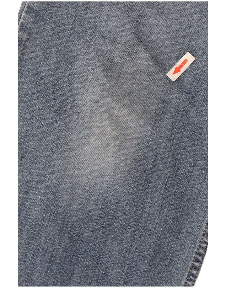 Jeans dritti regolari da uomo Marks & Spencer W36 L31 cotone blu