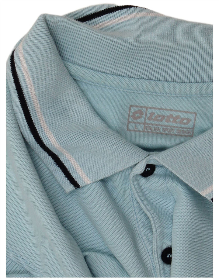 Polo da uomo Lotto grande blu