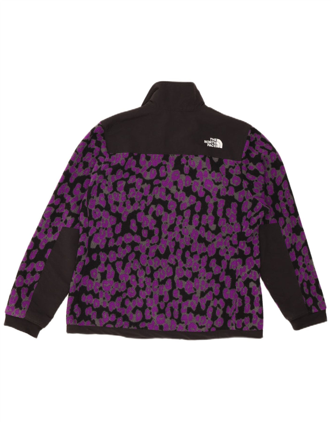 Giacca in pile da donna THE NORTH FACE UK 16 Grande stampa animalier viola
