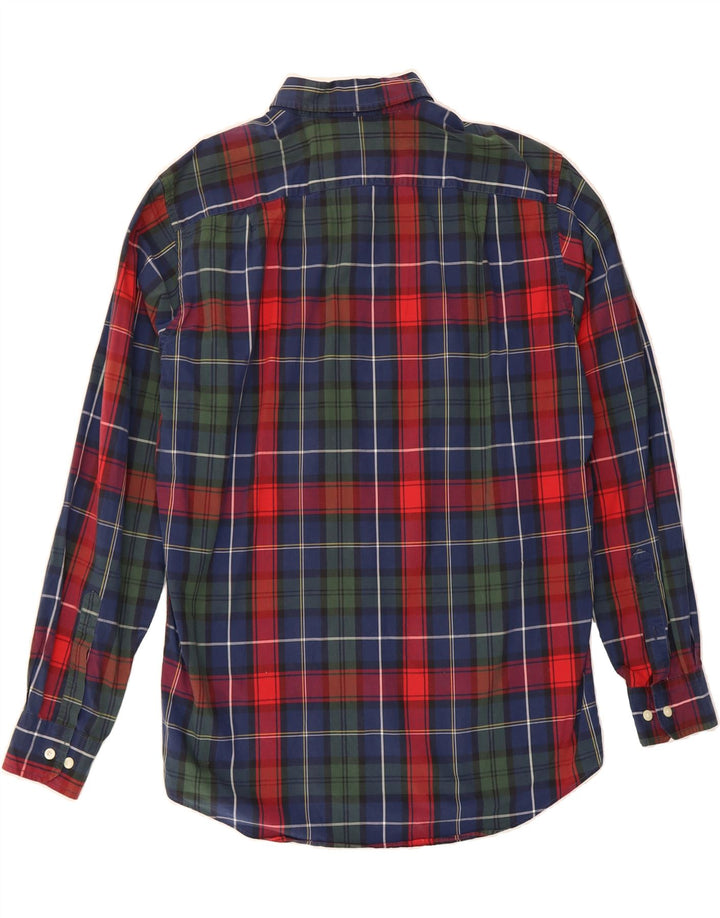 NAUTICA Mens Shirt Medium Red Check Cotton Vintage Nautica and Second-Hand Nautica from Messina Hembry 