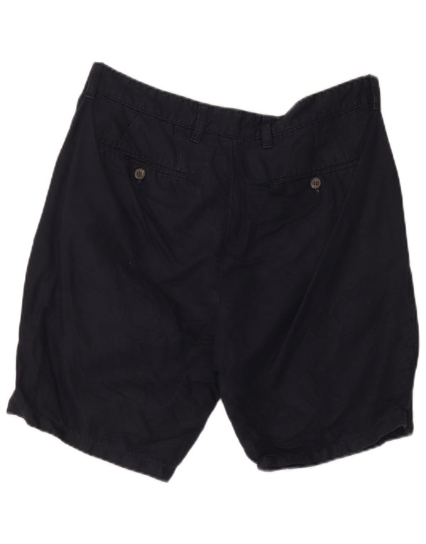 Pantaloncini chino da uomo Marks & Spencer W36 grandi in cotone blu navy