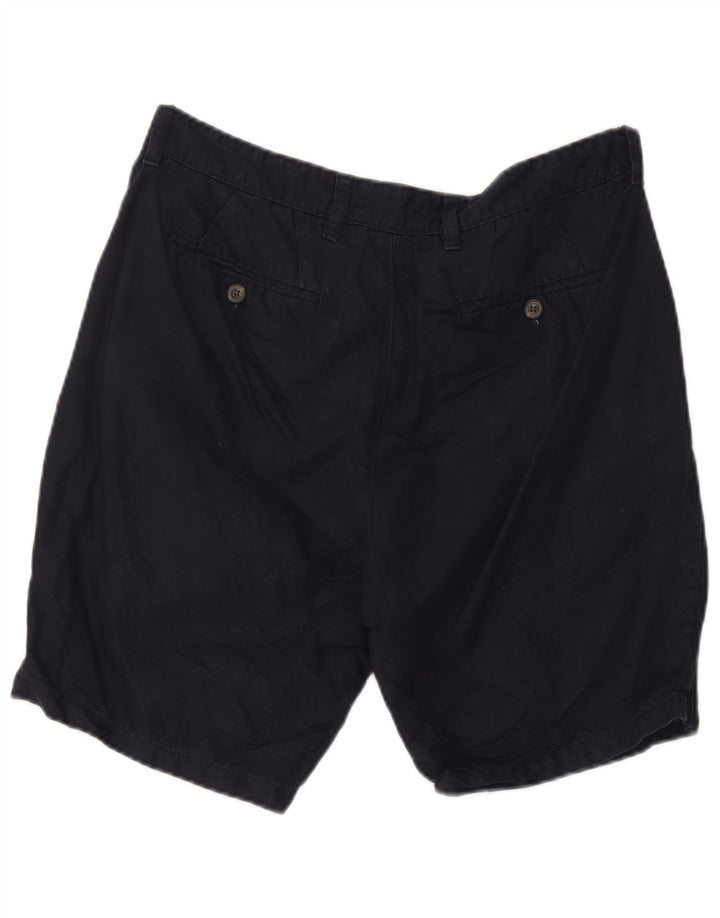 Pantaloncini chino da uomo Marks & Spencer W36 grandi in cotone blu navy