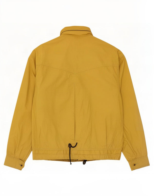 Wampum Mens Hooded Utility Jacket UK 42 XL Yellow Cotton