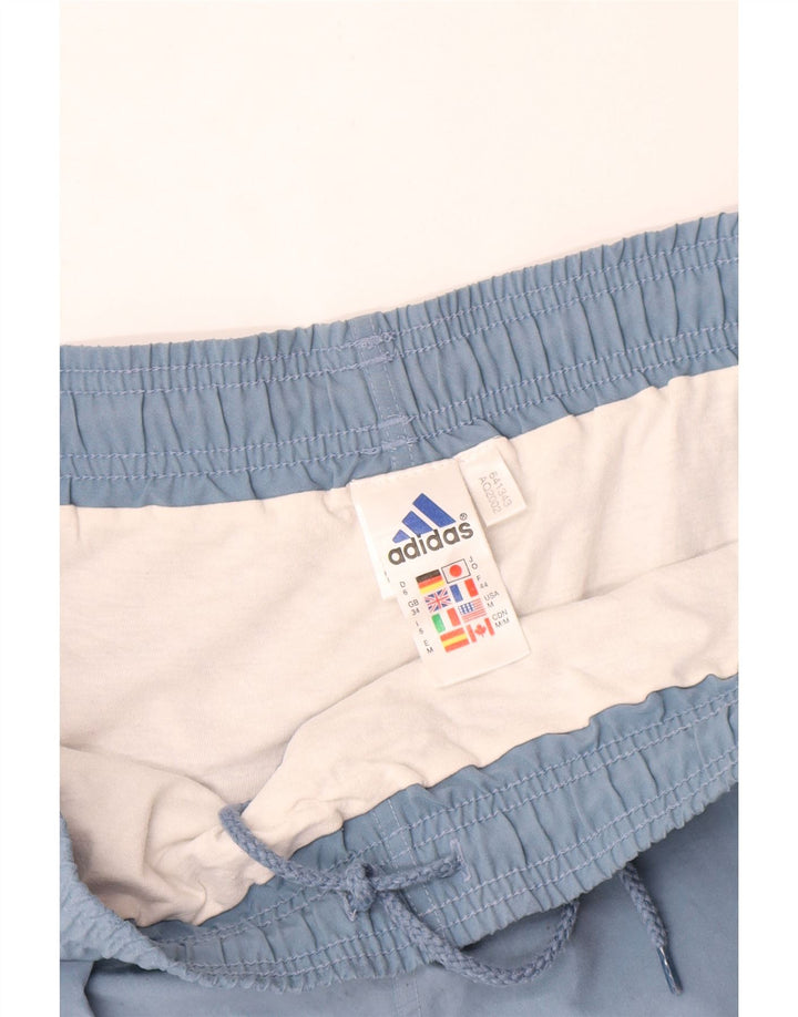 Pantaloncini sportivi Adidas da uomo grandi in poliestere blu