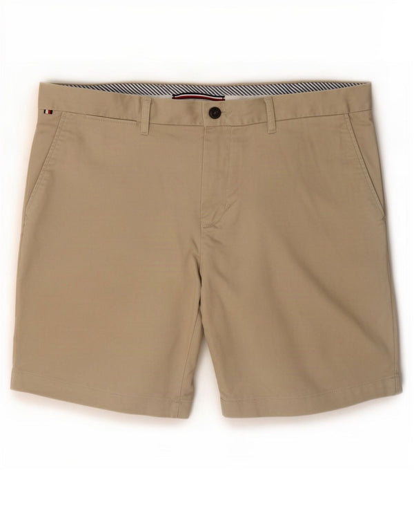 Pantaloncini chino da uomo Tommy Hilfiger W36 grandi in cotone beige
