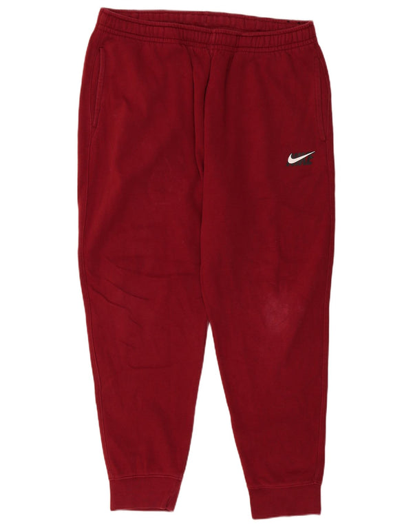 NIKE Pantaloni da tuta da uomo Joggers XL Borgogna Cotone