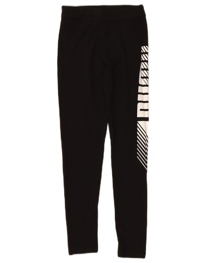 Leggings grafici PUMA per ragazze 11-12 anni neri