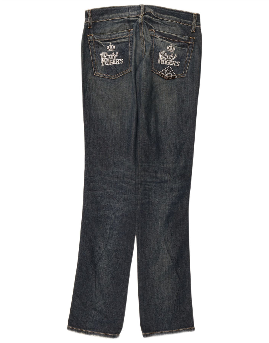 Jeans dritti da donna Roy Rogers W30 L33 Blu navy