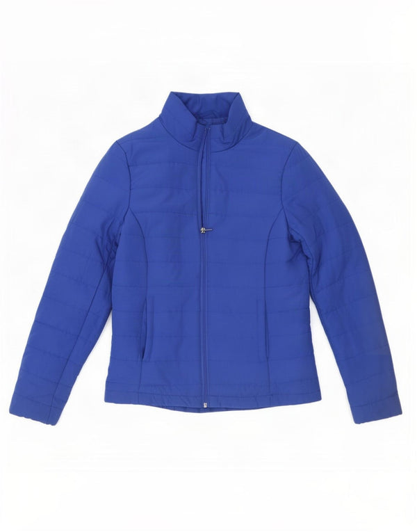 Giacca imbottita da donna Marks & Spencer UK 6 XS poliestere blu