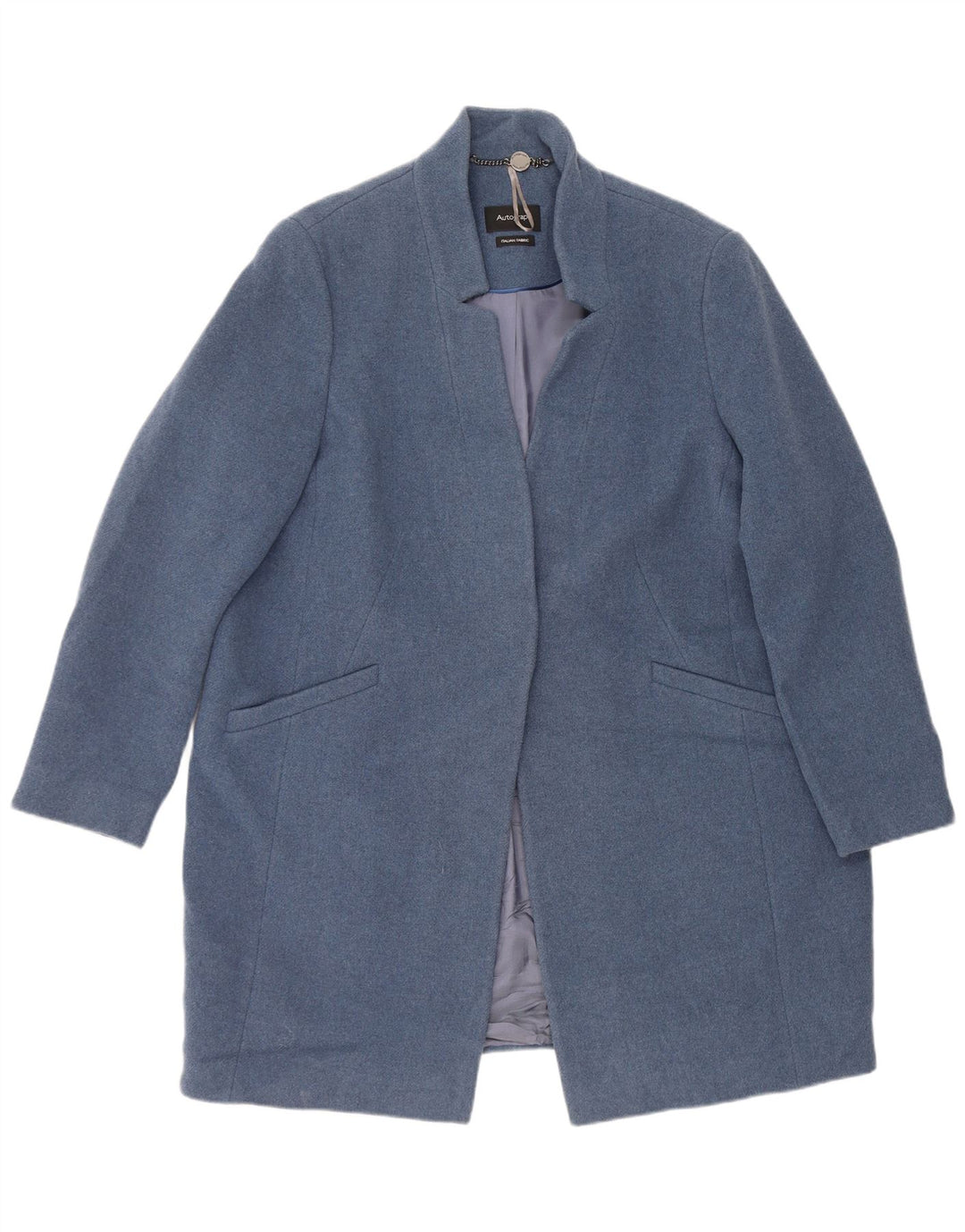 Soprabito aperto da donna Marks & Spencer Autograph UK 18 XL lana blu
