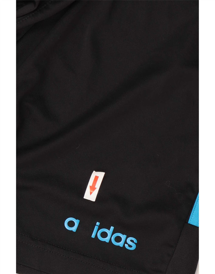 Pantaloncini sportivi Adidas Climalite da uomo medio poliestere nero
