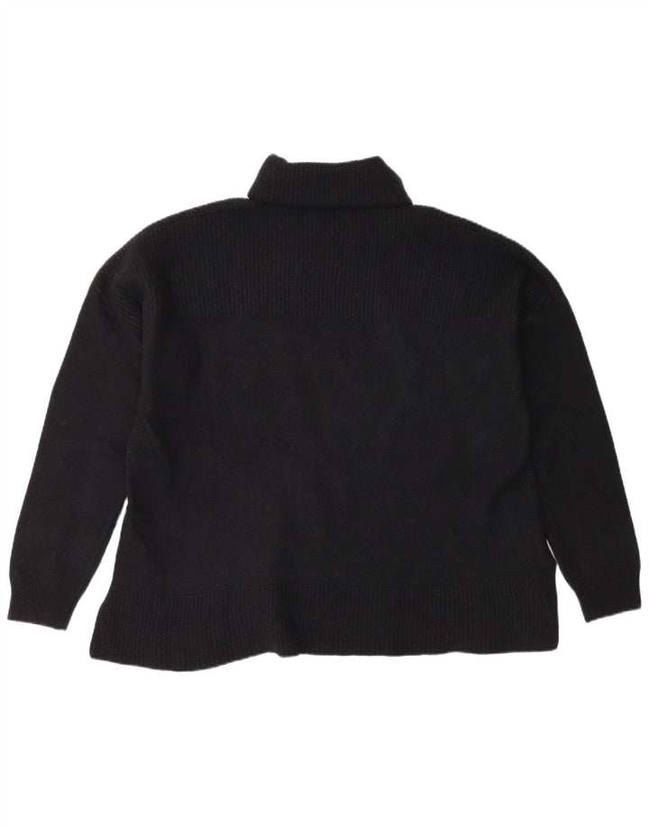Maglione maglione a collo alto da donna Liu Jo UK 18 XL Nero