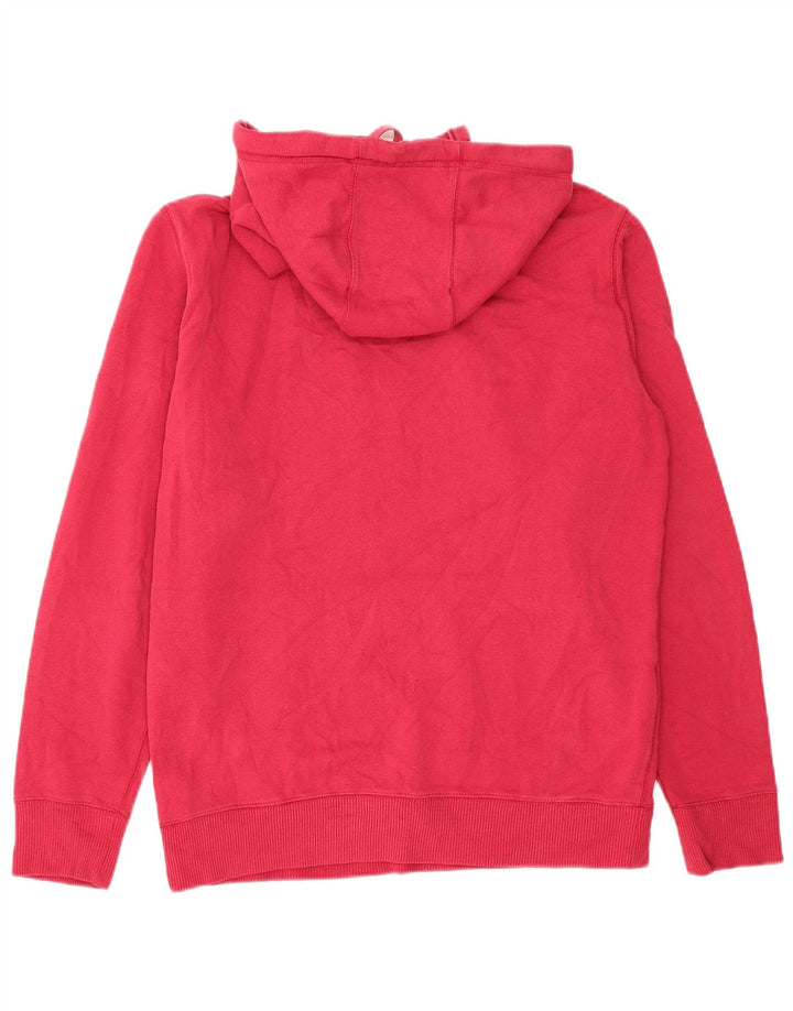 Crew Clothing Maglione con cappuccio da uomo in cotone rosa medio