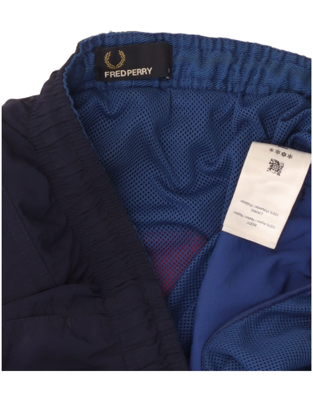 FRED PERRY Pantaloncini da bagno da uomo Grandi in nylon color block multicolore