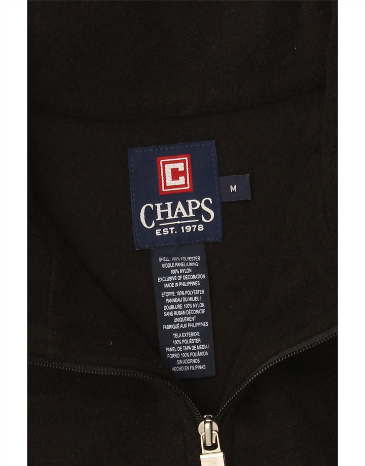 Giacca in pile da uomo Chaps UK 38 poliestere nero medio