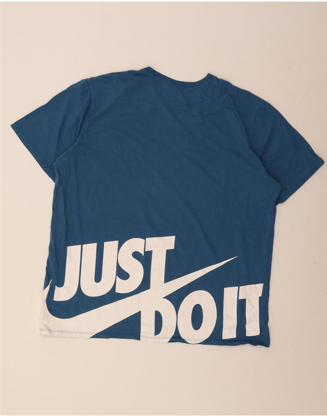 T-shirt grafica da uomo con taglio atletico NIKE Top 2XL Blu