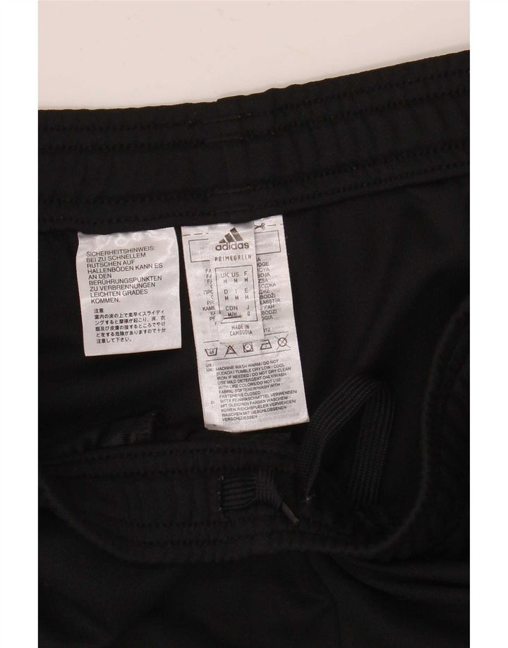 Pantaloni da tuta Adidas Aeroready da uomo in poliestere color block medio nero