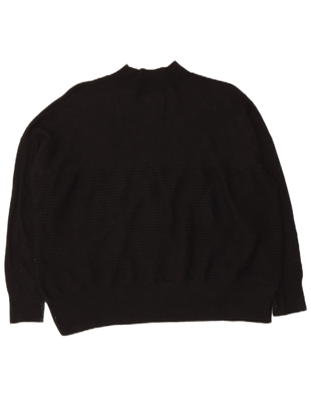 Maglione maglione oversize da donna con collo a tartaruga Superdry UK 10 piccolo nero