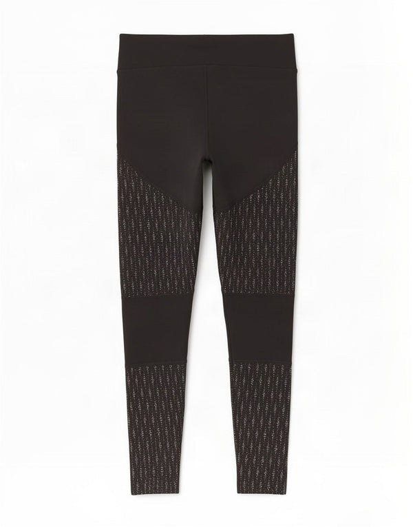 Leggings da donna Marks & Spencer UK 14 Large Nero Poliestere