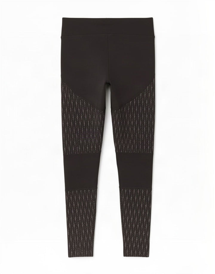 Leggings da donna Marks & Spencer UK 14 Large Nero Poliestere