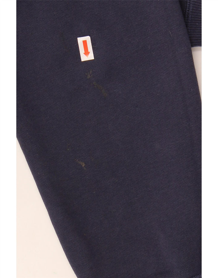 PUMA Mens Graphic Sweatshirt Jumper Medium Navy Blue Cotton
