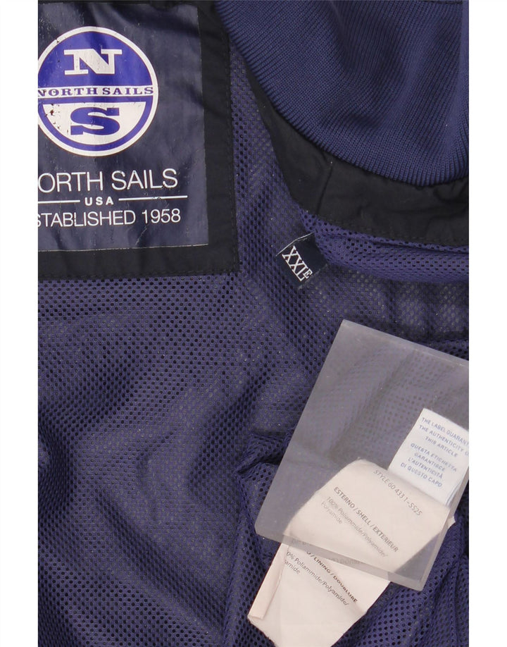 Giubbotto bomber da uomo North Sails UK 44 2XL Poliammide blu navy